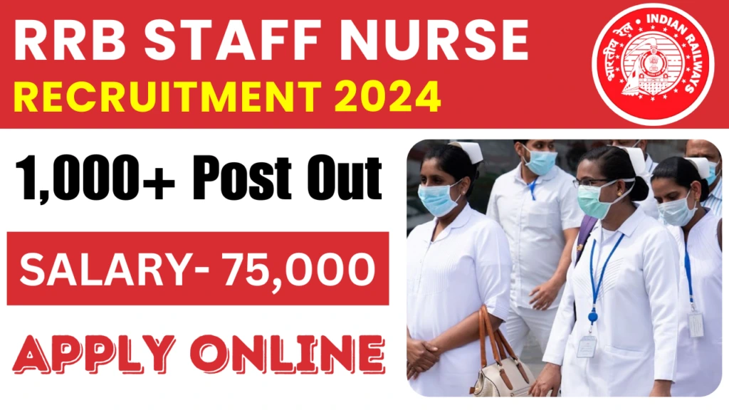 RRB Staff Nurse Recruitment 2024