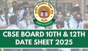 CBSE Exam Date Sheet 2025